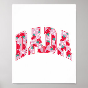 Poster Dada Da Primeira Família De Morango De Berry