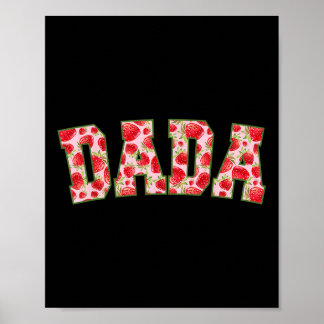 Poster Dada Da Primeira Família De Morango De Berry