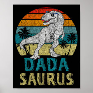 Poster Dadasaurus T Rex Dinossauro Dada Saurus Jogo de Fa
