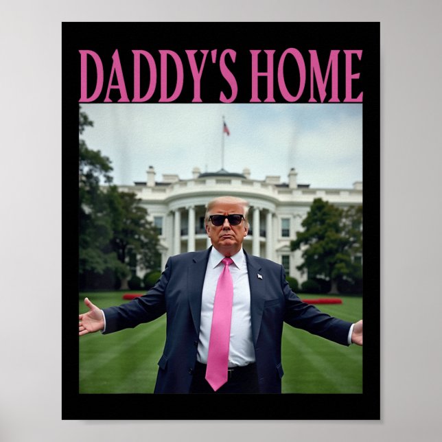 Poster Daddys Home Trump American Faz Trump Merchandise (Frente)