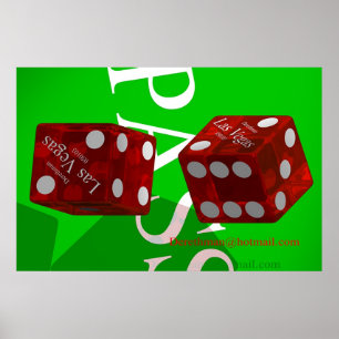 Póster Dados II de Las Vegas (impressão)
