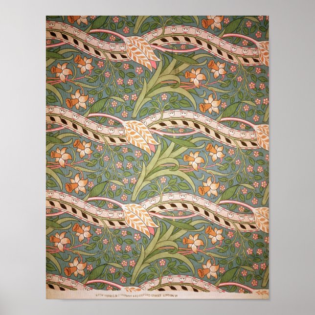 Póster Daffodil Chintz', 1875 (Frente)