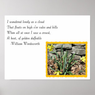 Poster Daffodil Poem