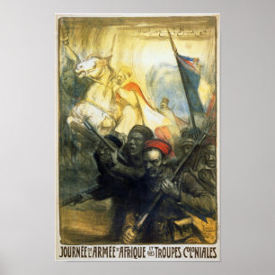 Póster d'Afrique de Journee de l'Armee (canvas)