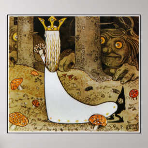 Póster Daga na floresta