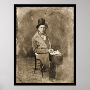 Poster Daguerreotype 1844 de Greeley do journalista