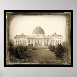 Póster Daguerreotype 1846 da C.C. do Capitólio dos E.U.