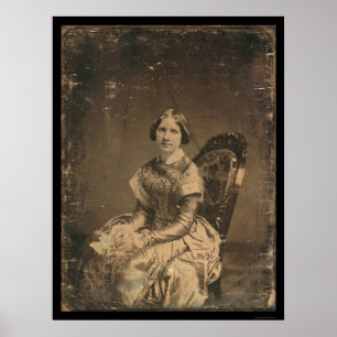 Póster Daguerreotype 1848 de Jenny Lind da atriz
