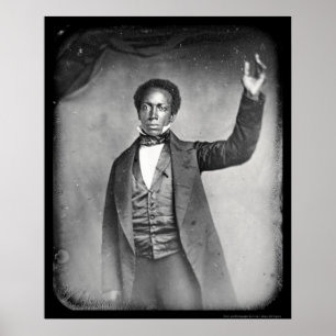 Póster Daguerreotype 1856 de Ed J Roye do liberiano