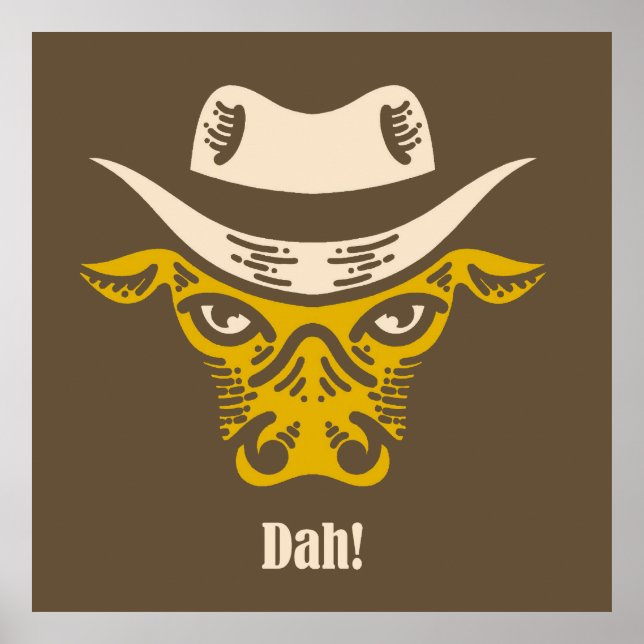 Poster Dah! (Frente)