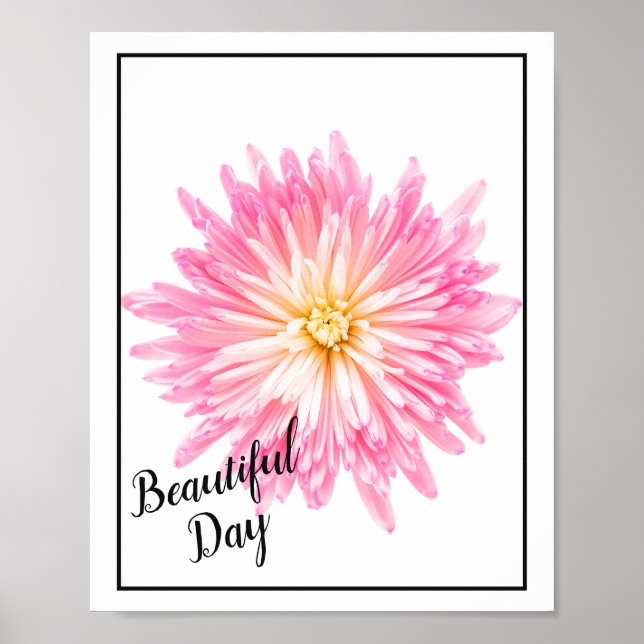 Poster Dahlia poster-Rosa (Frente)