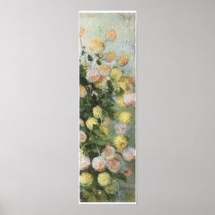 Póster Dahlias, 1883, Claude Monet