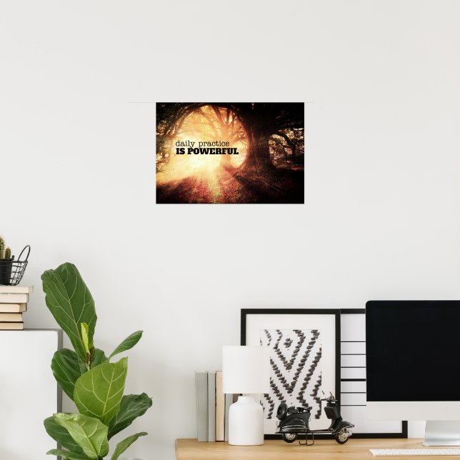 Poster Daily Practice (Escritório em casa)