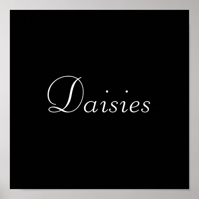Poster Daisies (Frente)