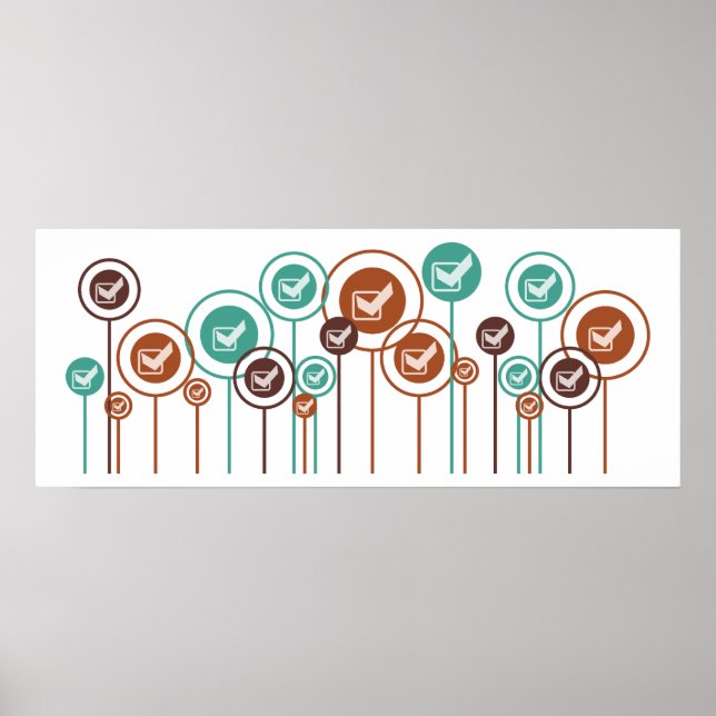 Poster Daisies de engenharia de QA (Frente)