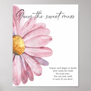 Poster Daisy - adivinha a doce bagunça