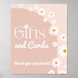 Poster Daisy Baby em blogosfera Boho Girl presente de Chá