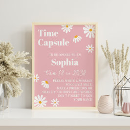 Poster Daisy Birthday - Sinal da cápsula
