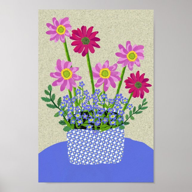 Poster Daisy e esqueça-me. (Frente)
