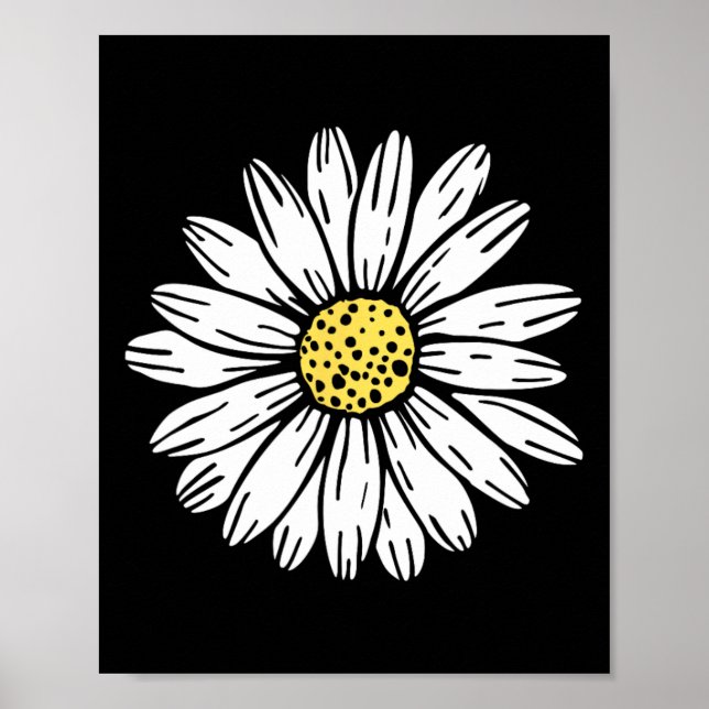 Poster Daisy Flower Design (Frente)