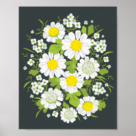 Poster Daisy Flowers