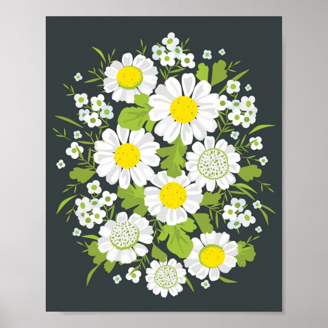 Poster Daisy Flowers (Frente)