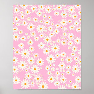 Poster Daisy Garden 09 Baby Pink