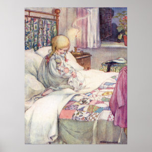 Póster Daisy My Dolly por Anne Anderson