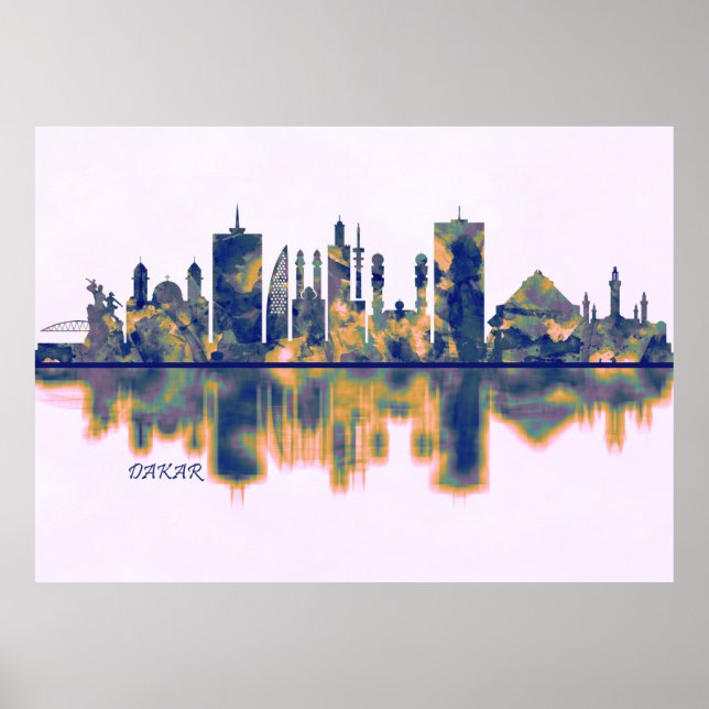 Poster Dakar Skyline (Frente)