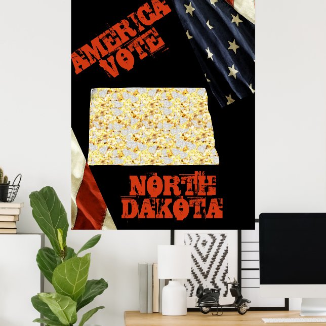 POSTER DAKOTA DO NORTE (Escritório em casa)