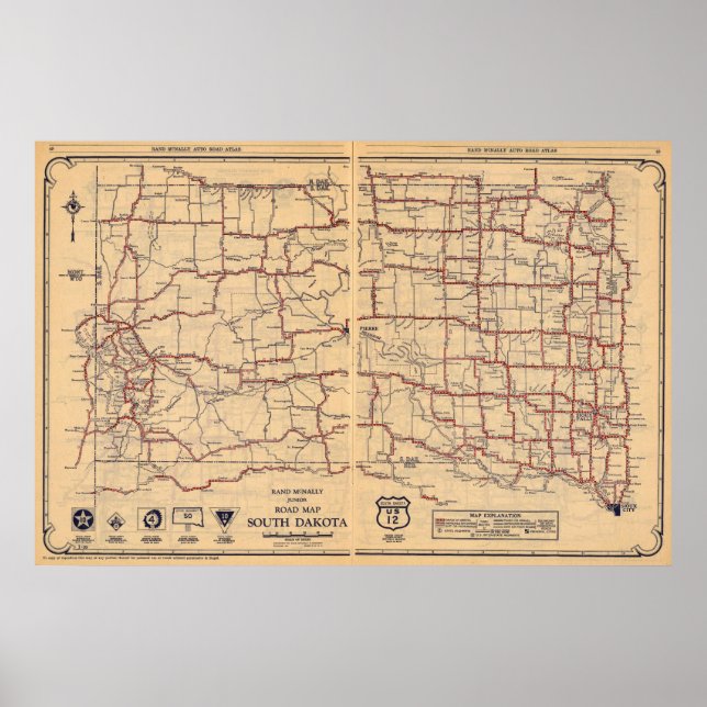 Póster Dakota do Sul (Frente)