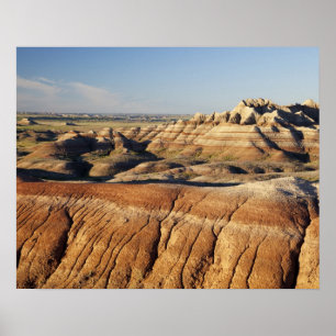 Póster Dakota do Sul, Parque Nacional Badlands, Badlands