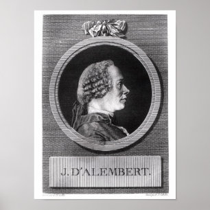 Póster d'Alembert de Jean le Rond