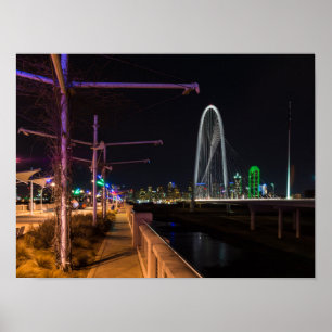Poster Dallas Evening Walk