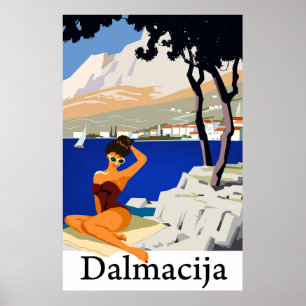 Poster Dalmácia, Croácia