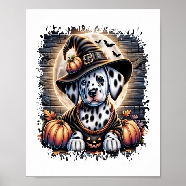 Poster Dalmaciano Halloween (Frente)