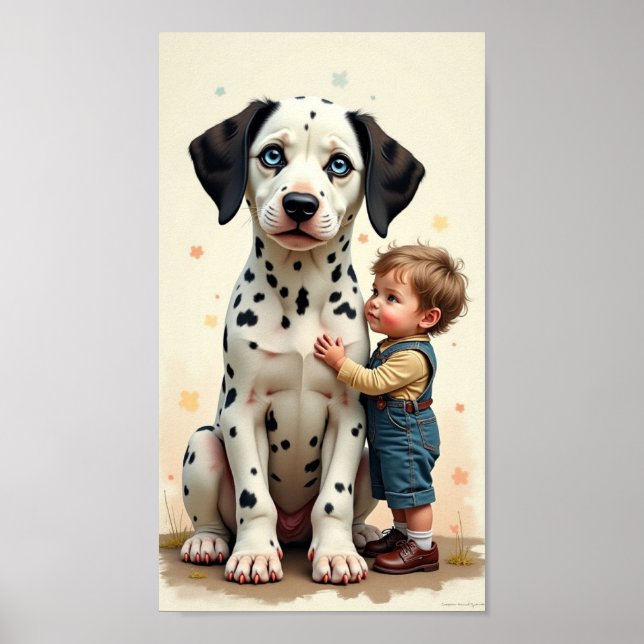 Poster Dalmatian Cutie (Frente)