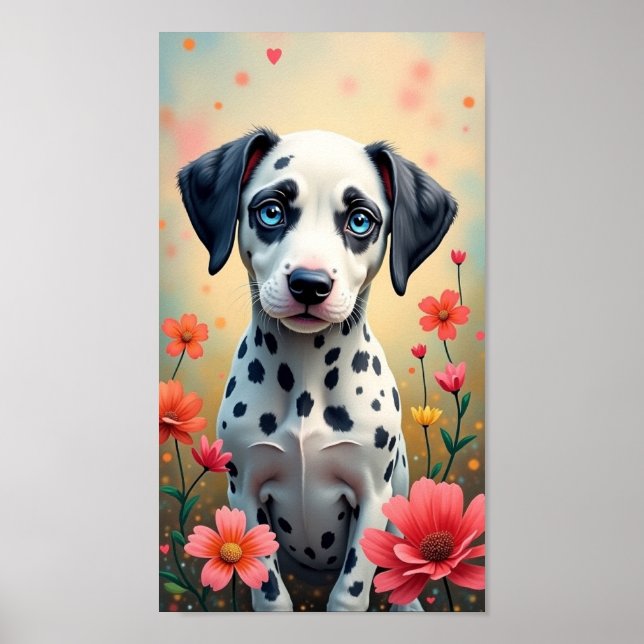 Poster Dalmatian Cutie (Frente)