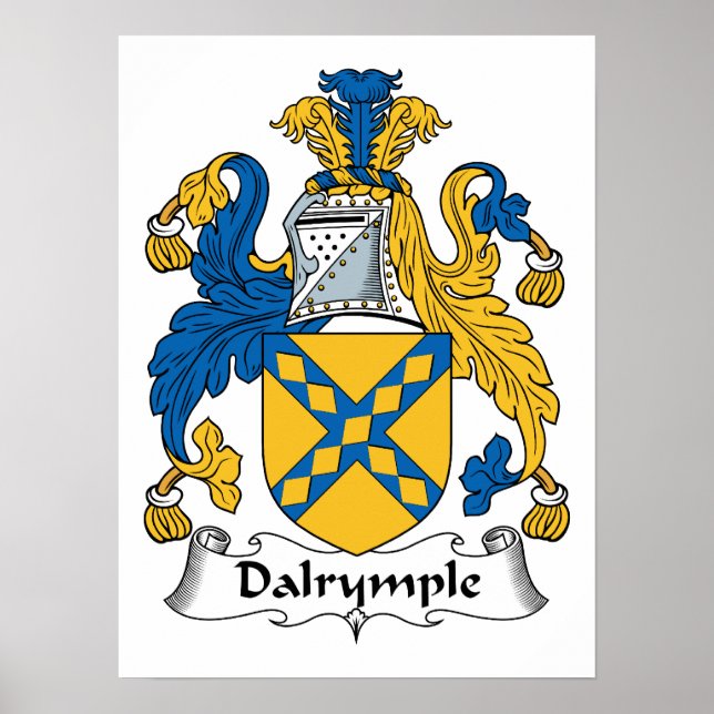 Poster Dalrymple Family Crest (Frente)