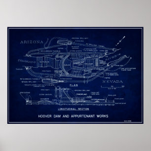 POSTER DAM BLUEPRINT 1935