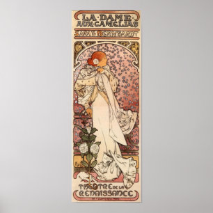 Poster Dama Auxiliar Camelias do La