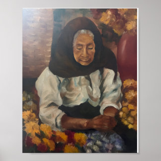Poster Dama das Flores