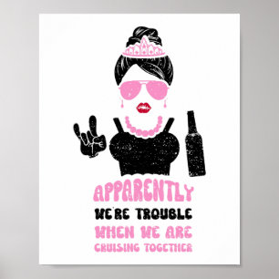 Poster Dama de Honra Aparentemente Somos Problema Quando 