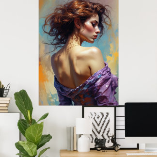 Poster Dama Elegante