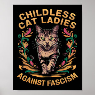 Poster Damas de Gato sem Filhos Contra o Fascismo 1 