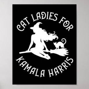 Poster Damas Por Kamala Harris Wiccan Pagan Cheeky Witch