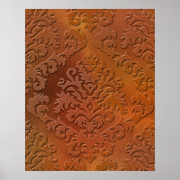Damask Cut Velvet, SATIN ABSTRATO