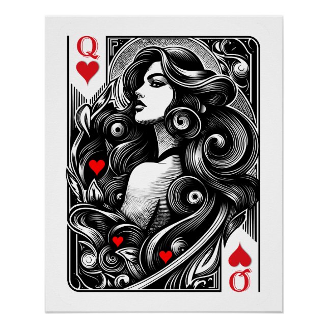 Póster Dame de cœur à vous l'honneur  (Frente)