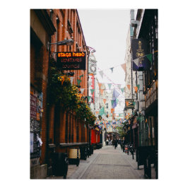 Póster Dame Lane Dublin - Fotografia