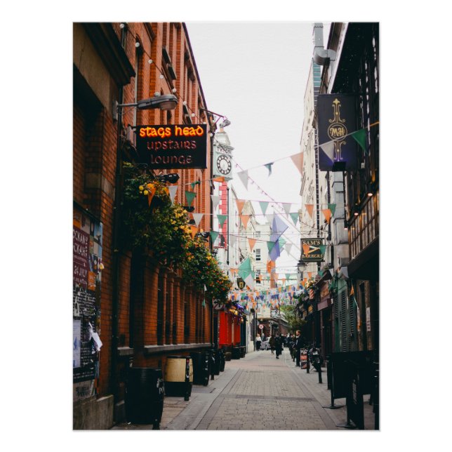 Póster Dame Lane Dublin - Fotografia (Frente)
